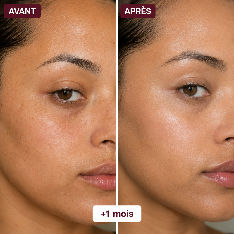 Inès R. — avant / après