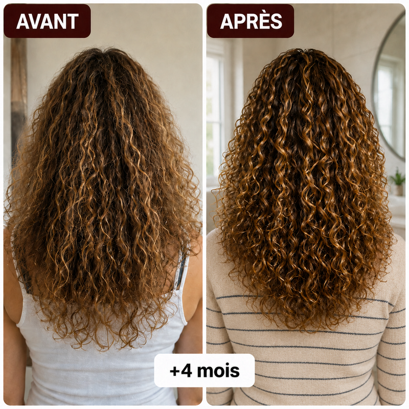 Kenza R. — avant / après