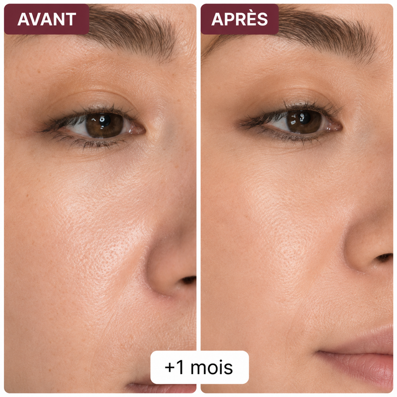 Leia M. — avant / après